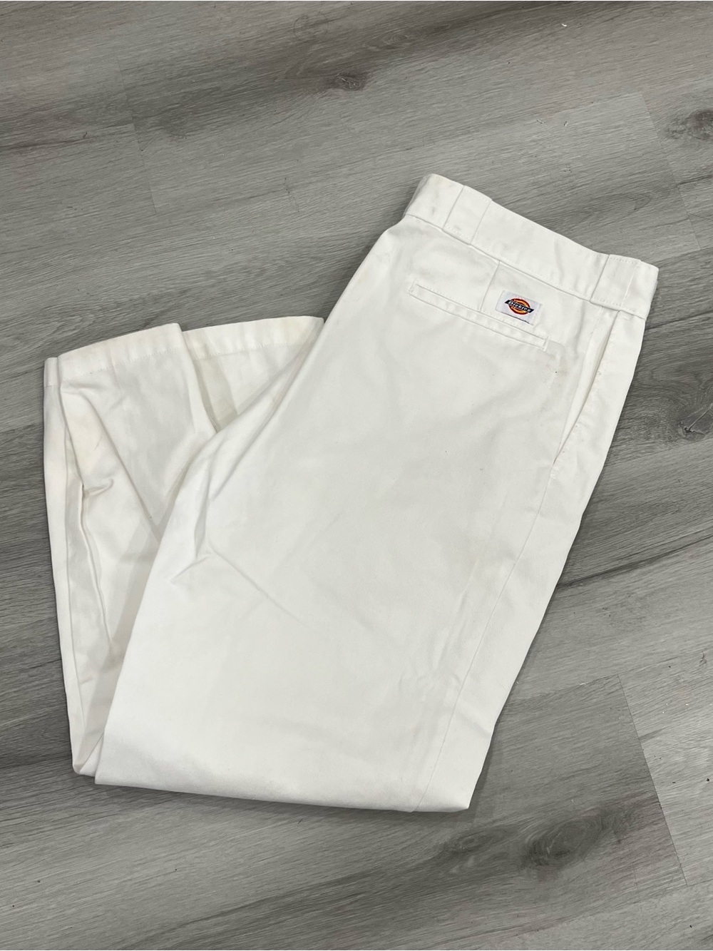 Dickies Men's White Chinos - Classic Straight Fit